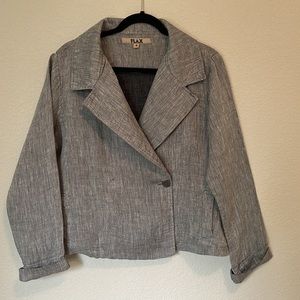 FLAX Double Weave Linen Jacket